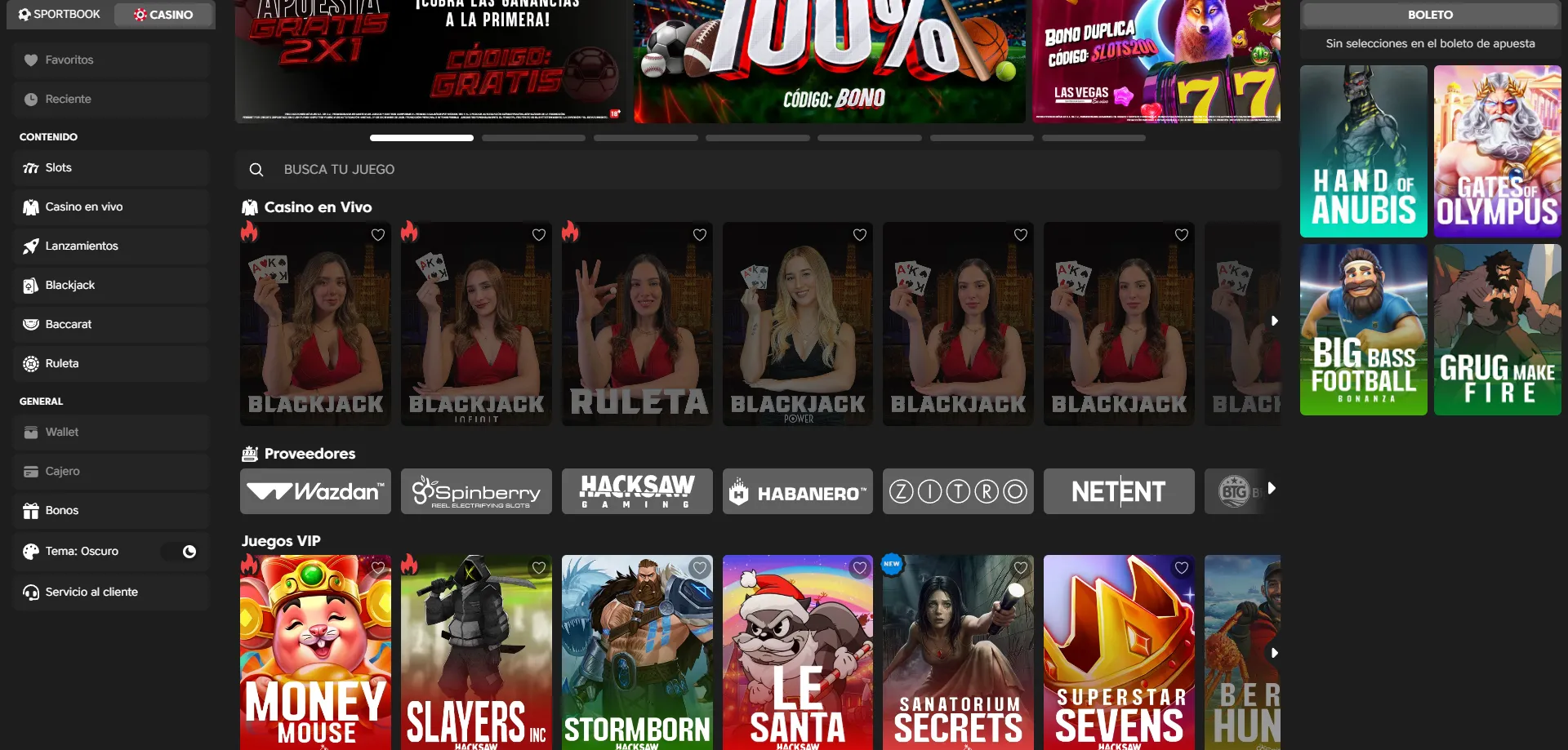 Casino en vivo Las Vegas en Vivo con crupieres reales en HD