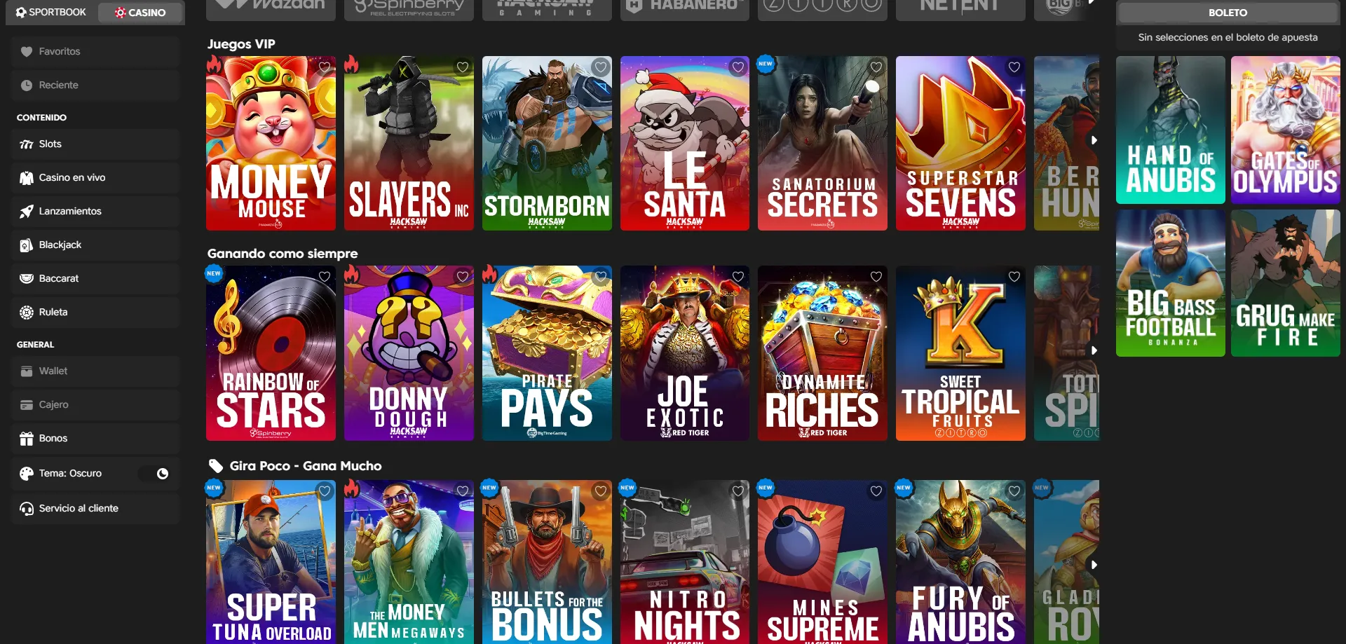 Giros gratis en slots con el bono de bienvenida Las Vegas en Vivo